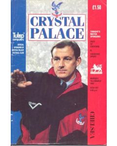 Crystal Palace v Chelsea official programme 15/03/1993