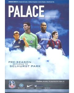 Crystal Palace vChelsea official programme 17/07/2010