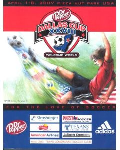 Chelsea - Dallas Cup official programme 01-08/04/2007 at Pizza Hut Park USA
