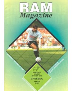Darby County vChelsea official programme 21/10/1989 League