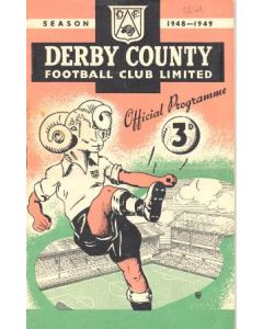 Derby County vChelsea official programme 23/10/1948