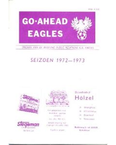 Eagles vChelsea official programme 1972-1973 in Dutch