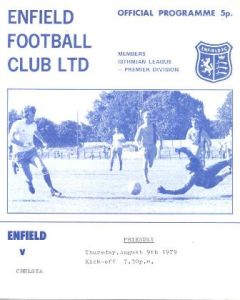 Enfield v Chelsea Football programme 1979