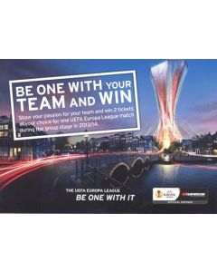 Chelsea V Benfica Europa League Final 2013 competition form card