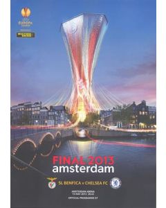2013 Europa League Final Official Programme Chelsea v Benfica 15/05/2013