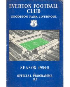 Everton vChelsea official programme 05/02/1955