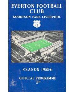 Everton vChelsea official programme 18/02/1956