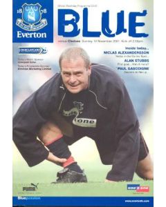 Everton vChelsea official programme 18/11/2001