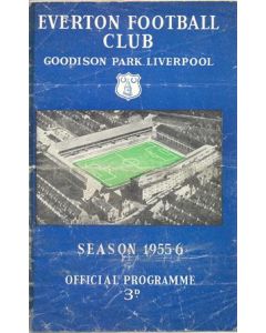 Everton v Chelsea official programme 03/12/1955, taped, half price