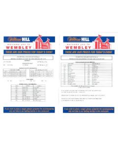 2000 F.A. Cup Final Chelsea v Aston Villa betting slip 20/05/2000