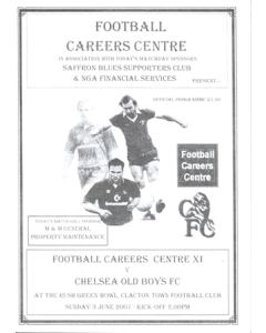 AtChelsea Football Careers Centre XI vChelsea Old Boys FC official programme 03/06/2007