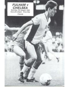 Fulham vChelsea official programme 05/08/1989