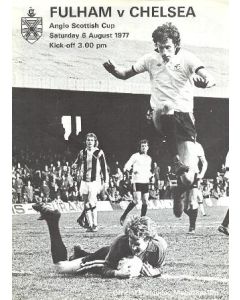Fulham vChelsea official programme 06/08/1977