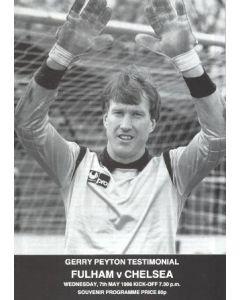 Fulham vChelsea official programme 07/05/1986