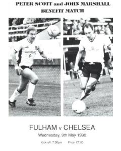Fulham vChelsea official programme 09/05/1990
