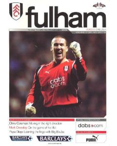 Fulham v Chelsea 13/11/2004 official programme