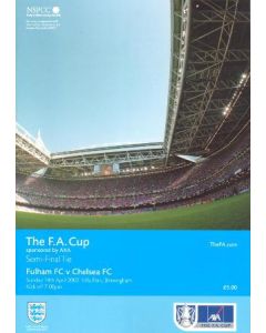 2002 FA Cup Semi-Final Programme Chelsea V Fulham 14/04/2002