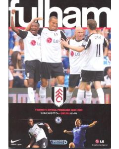 Fulham vChelsea official programme 23/08/2009