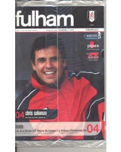 Fulham vChelsea official programme 23/09/2006