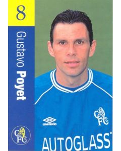 Chelsea - Gustavo Poyet official Chelsea card