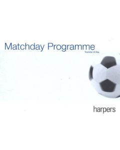At Chelsea - Amateur football matches with players from the wine and food industry official programme 24/05/2001