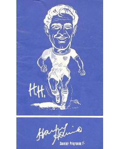Portsmouth v Chelsea official programme Harry Harris Testimonial Fund Match 04/12/1968