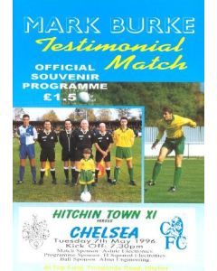 Hitchin Town vChelsea official programme 07/05/1996