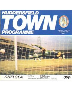 Huddersfield vChelsea official programme 08/01/1983