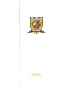 Hull City v Chelsea menu 26/09/2007