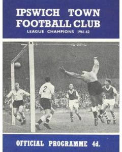 Ipswich Town vChelsea official programme 12/10/1963