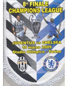 Juventus v Chelsea Champions League Final Pennant Turin 10/03/2009