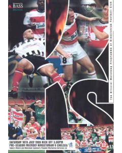 Kingstonian vChelsea official programme 10/07/1999 Pre-Season Friendly