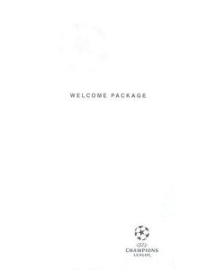 Lazio v Chelsea press Welcome Package 07/12/1999
