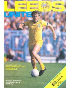 Leeds United vChelsea official programme 19/02/1983