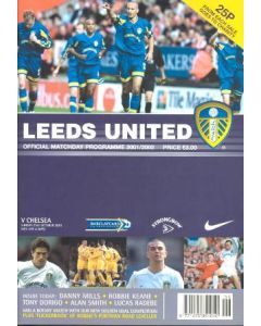 Leeds United vChelsea official programme 2001-2002