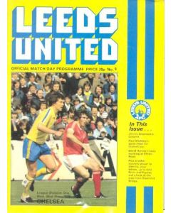 Leeds vChelsea official progremme 22/11/1978
