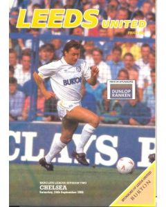 Leeds vChelsea official programme 24/09/1988