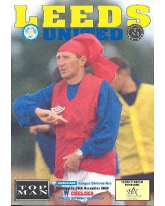 1990 Leeds United v Chelsea football programme