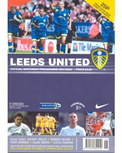 Leeds United v Chelsea official programme 21/10/2001