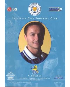 Leicester City vChelsea official programme 02/02/2002 Premier League