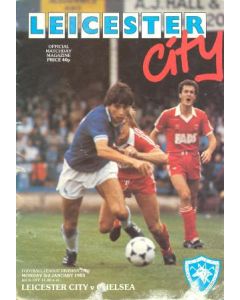 Leicester City vChelsea official programme 03/01/1983