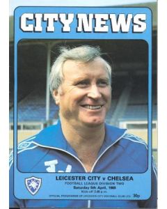 Leicester City V Chelsea football programme 1980