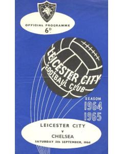 Leicester City v Chelsea official programme 05/09/1964