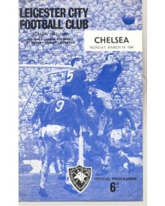 Leicester City vChelsea official programme 21/03/1966