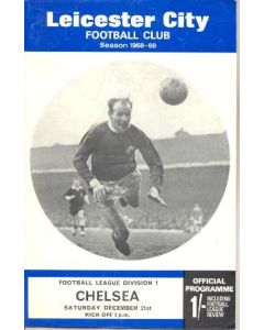 Leicester City vChelsea official programme 21/12/1968