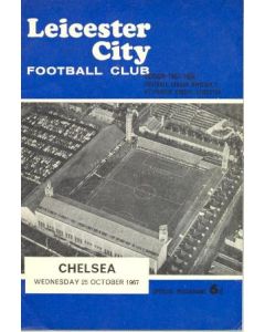 Leicester City vChelsea official programme 25/10/1967