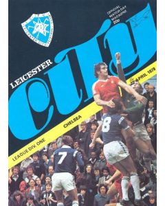 Leicester City v Chelsea official programme 26/04/1978