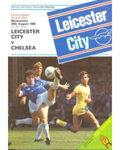 Leicester City vChelsea official programme 28/08/1985