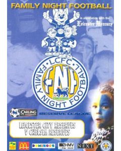 Leicester City Reserves vChelsea Reserves official programme 2000-2001
