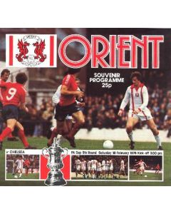 Leyton Orient v Chelsea official programme 18/02/1978